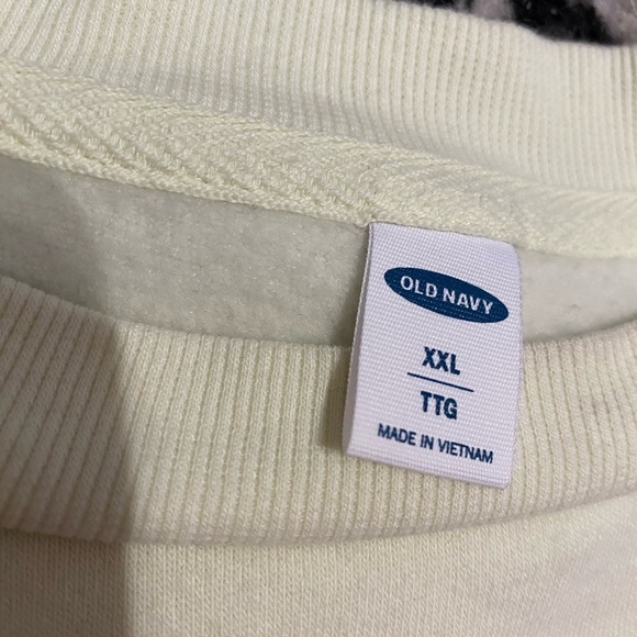 Old Navy Choose Happy cropped sweater XXL - Picture 2 of 2